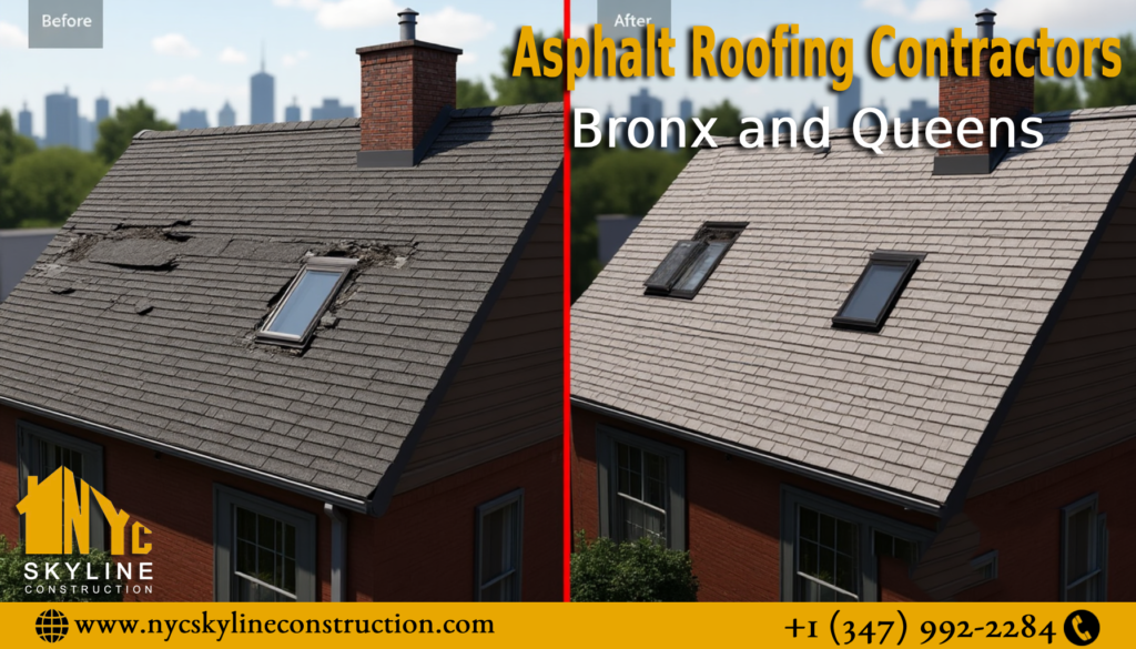 Asphalt Roofing Contractors in Bronx & Queens – NYC Skyline Construction
